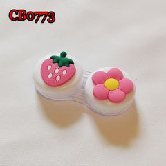 מחסנית לאחסון עדשות מגע בעיצוב הלו קיטי ותות