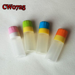 בקבוקון צבעוני לאחסון תמיסה לעדשות מגע