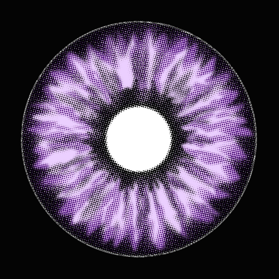 עדשת קוספליי 22mm Elf Purple