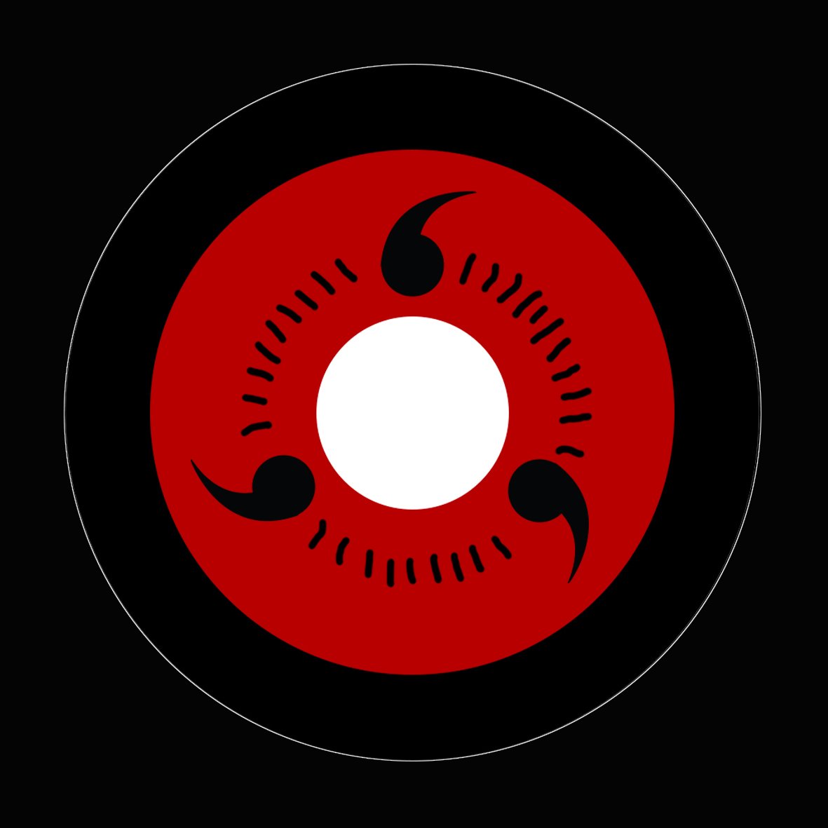 עדשת קוספליי 22mm Sharingan
